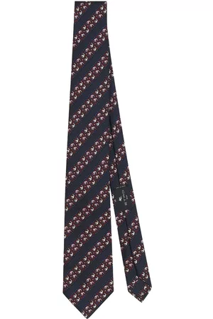 Etro Corbata con motivo geométrico