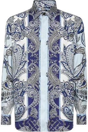 Philipp Plein Camisa con motivo de cachemira