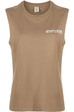 Sporty & Rich Camiseta de tirantes con logo