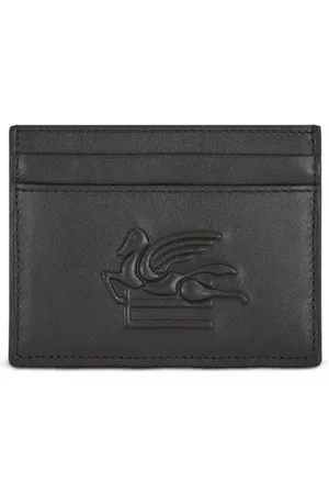 Etro Tarjetero Pegaso con motivo en relieve