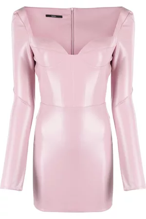 ALEX PERRY Vestido corto de charol