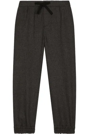 Dolce & Gabbana Pantalones de chándal con placa del logo