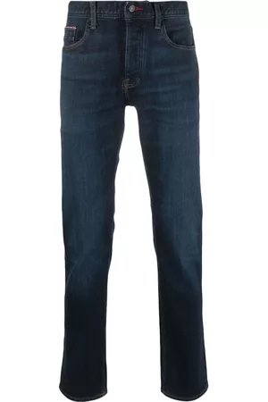 Tommy Hilfiger Pantalones rectos Denton de talle medio