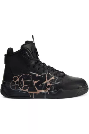 Giuseppe Zanotti Zapatillas Talon con motivo de grafiti