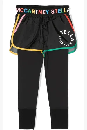 Stella McCartney Leggins con cintura elástica y logo estampado