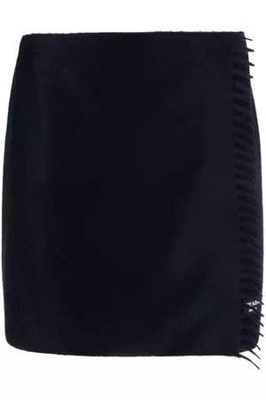 Prada Minifalda con diseño de pañuelo