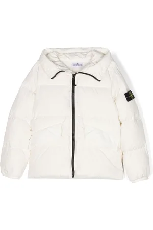 Stone Island Plumífero con logo Compass