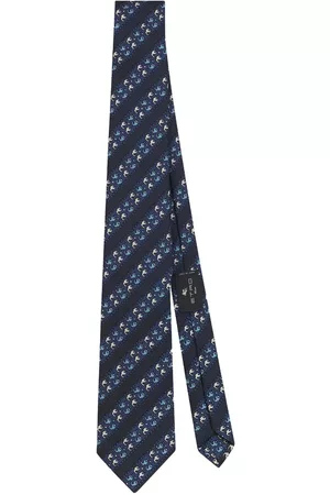 Etro Corbata con motivo geométrico