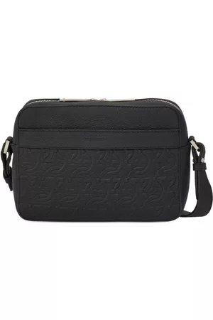 Salvatore Ferragamo Bolso de hombro con logo en relieve