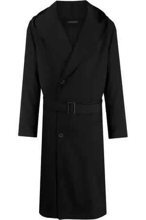 YOHJI YAMAMOTO Gabardina con capucha