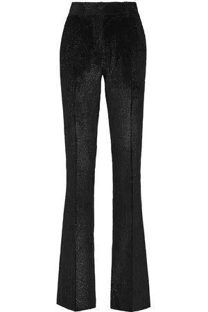 Philipp Plein Pantalones acampanados de talle alto