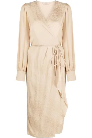 Twin-Set Vestido midi con detalle drapeado