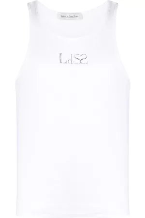 Ludovic De Saint Sernin Top de tirantes con logo de strass