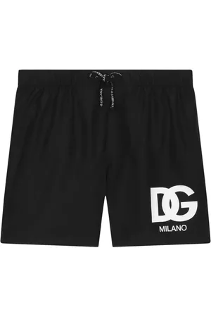 Dolce & Gabbana Bañador con logo estampado y cordones