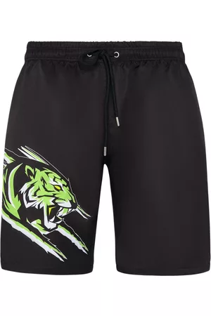 Philipp Plein Bañador con tigre estampado
