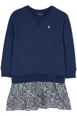 Ralph Lauren Vestido estilo sudadera de manga larga
