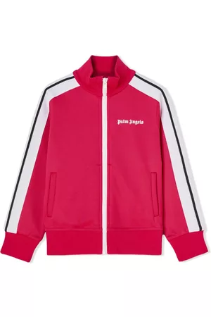 Palm Angels Chaqueta de chándal con logo estampado