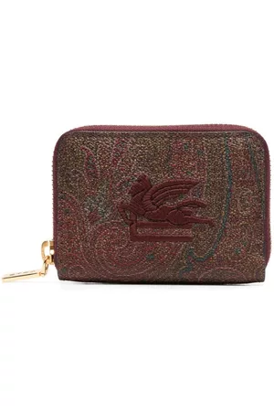 Etro Cartera Pegaso con cremallera