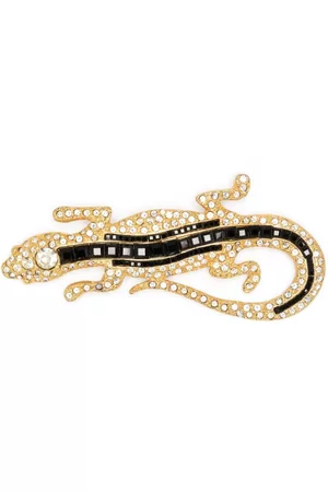 VALENTINO GARAVANI Broche con aplique de strass 1990