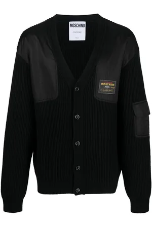 Moschino Cárdigan con parche del logo