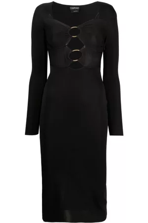 Tom Ford Vestido midi con abertura