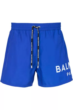 Balmain Bañador con logo estampado