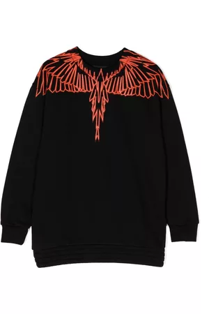 MARCELO BURLON Sudadera con estampado Wings