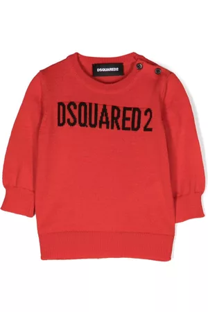 Dsquared2 Jersey con logo en intarsia