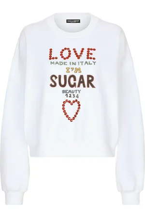 Dolce & Gabbana Sudadera con detalles de cristal