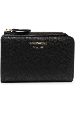 Emporio Armani Tarjetero con logo grabado