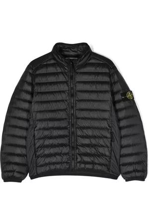 Stone Island Plumífero con parche Compass