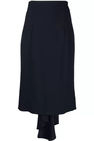 Moschino Falda midi asimétrica