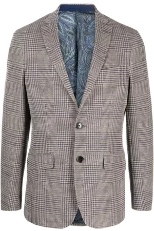 Etro Blazer con motivo a cuadros