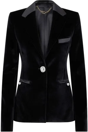 Paco rabanne Blazer de velour con botones