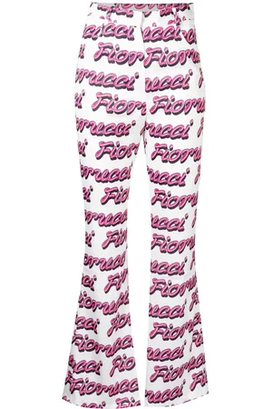 Fiorucci Pantalones acampanados de talle alto