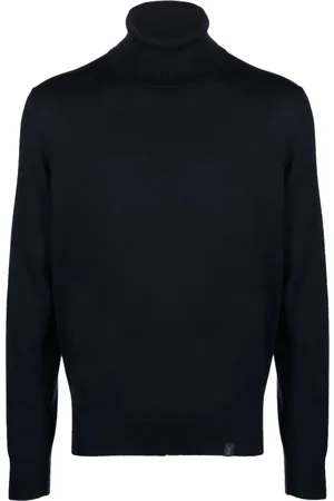 FAY Jersey con cuello vuelto de lana virgen
