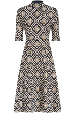 Etro Vestido midi con estampado geométrico