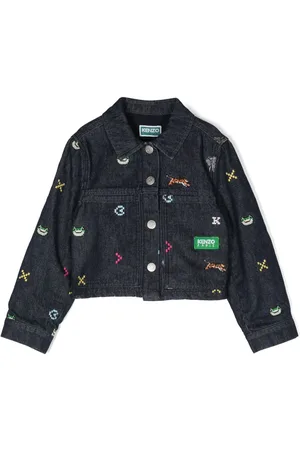 Kenzo Chaqueta vaquera bordada