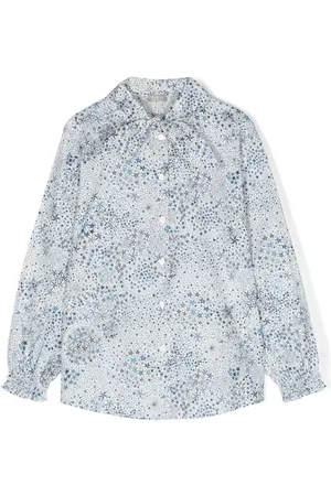 Il gufo Camisa con estrellas estampadas