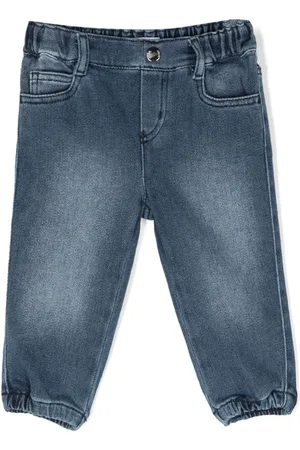 Emporio Armani Vaqueros con logo bordado