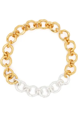 Jil Sander Collar de cadena gruesa de dos tonos