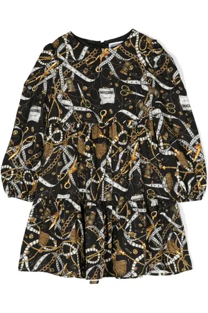 Moschino Vestido con motivo de cadena