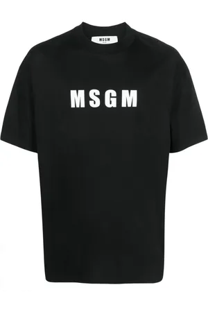 Msgm Camiseta con logo estampado