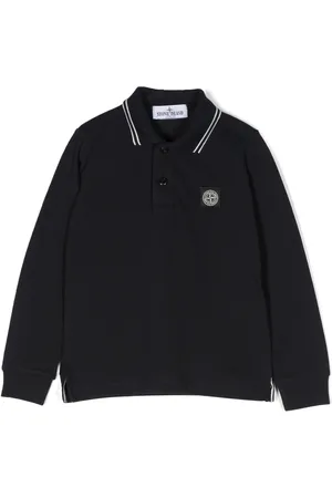 Stone Island Polo con parche del logo