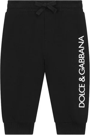 Dolce & Gabbana Pantalones joggers con logo estampado