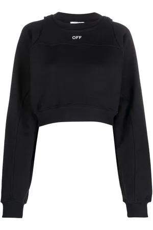 OFF-WHITE Sudadera corta con logo estampado