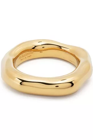 Jil Sander Anillo con logo grabado