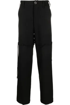 SONG FOR THE MUTE Pantalones rectos con parche del logo