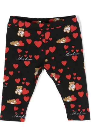 Moschino Leggins con motivo de corazones