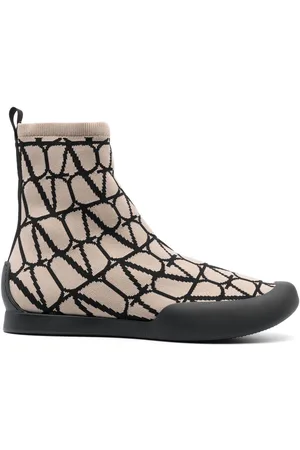 VALENTINO GARAVANI Botas Toile Iconographe estilo calcetín